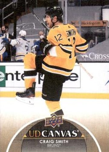 #C128 Craig Smith - Boston Bruins - 2021-22 Upper Deck - UD Canvas Hockey