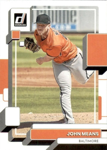 #128 John Means - Baltimore Orioles - 2022 Donruss Baseball