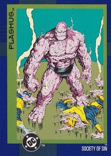 #128 Plasmus - 1993 SkyBox DC Cosmic Teams