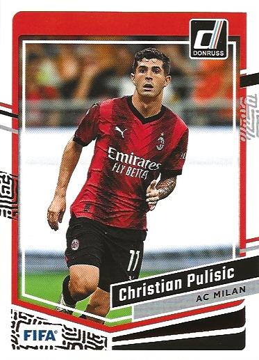 #128 Christian Pulisic - AC Milan - 2023-24 Donruss Soccer