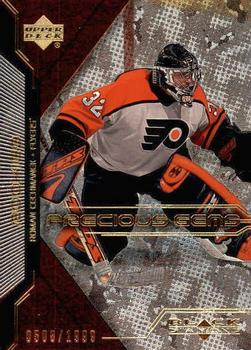 #128 Roman Cechmanek - Philadelphia Flyers - 2000-01 Upper Deck Black Diamond Hockey