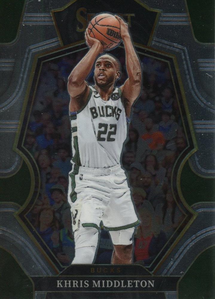 #128 Khris Middleton - Milwaukee Bucks - 2022-23 Panini Select Basketball