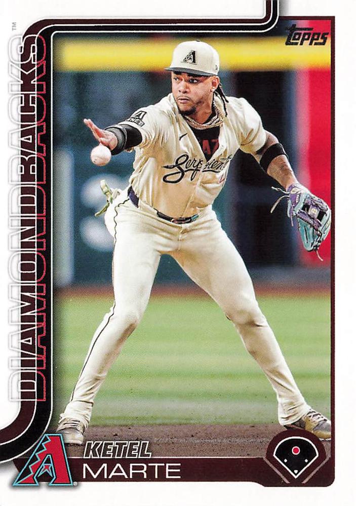 #128 Ketel Marte - Arizona Diamondbacks - 2025 Topps Baseball