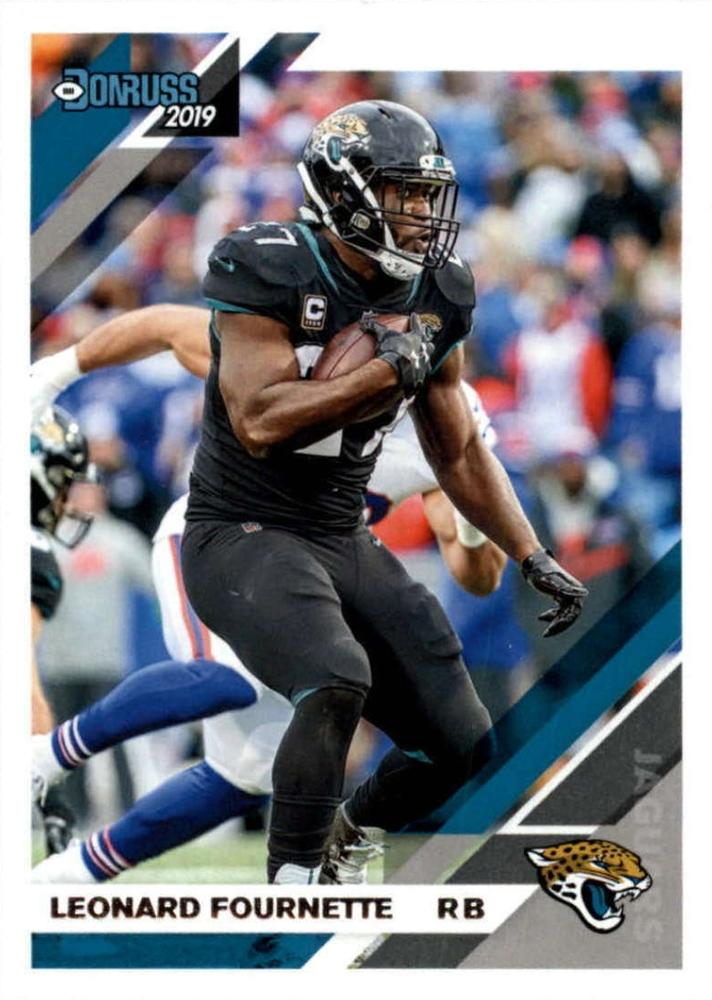 #128 Leonard Fournette - Jacksonville Jaguars - 2019 Donruss Football