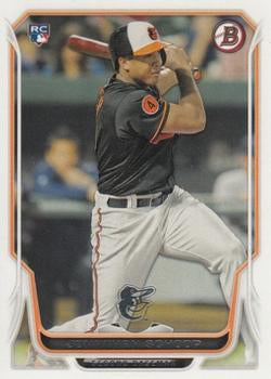 #128 Jonathan Schoop - Baltimore Orioles - 2014 Bowman Baseball