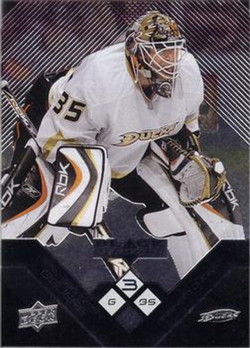 #128 Jean-Sebastien Giguere - Anaheim Ducks - 2008-09 Upper Deck Black Diamond Hockey