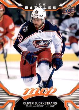 #128 Oliver Bjorkstrand - Columbus Blue Jackets - 2022-23 Upper Deck MVP - Ice Battles Hockey