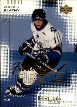 #128 Zdenek Blatny - Kootenay Ice - 2000-01 Upper Deck Pros & Prospects Hockey