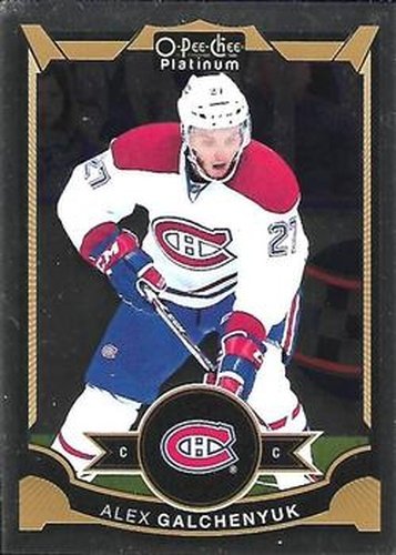 #128 Alex Galchenyuk - Montreal Canadiens - 2015-16 O-Pee-Chee Platinum Hockey