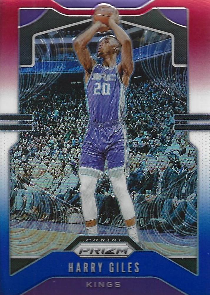 #128 Harry Giles - Sacramento Kings - 2019-20 Panini Prizm - Prizms Red White and Blue Basketball