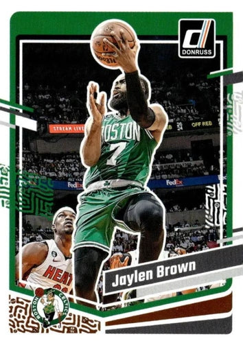 #128 Jaylen Brown - Boston Celtics - 2023-24 Donruss Basketball