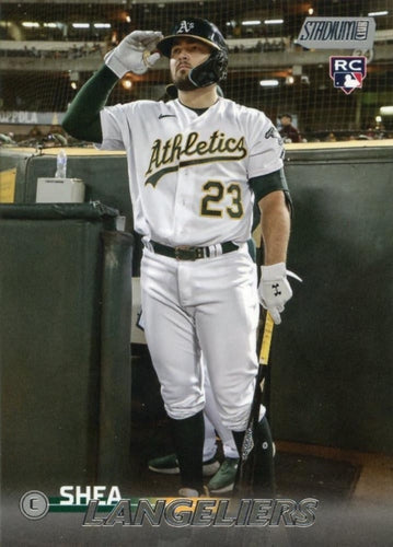 #128 Shea Langeliers - Oakland Athletics - 2023 Stadium Club Baseball