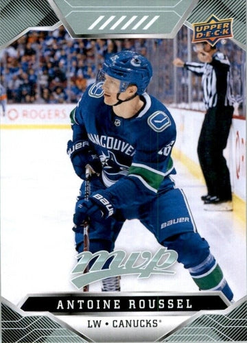 #128 Antoine Roussel - Vancouver Canucks - 2019-20 Upper Deck MVP Hockey