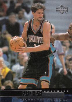 #128 Cherokee Parks - Vancouver Grizzlies - 1999-00 Upper Deck Basketball
