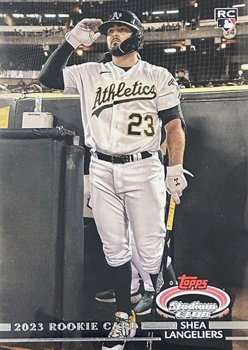 #128b Shea Langeliers - Oakland Athletics - 2023 Stadium Club Baseball