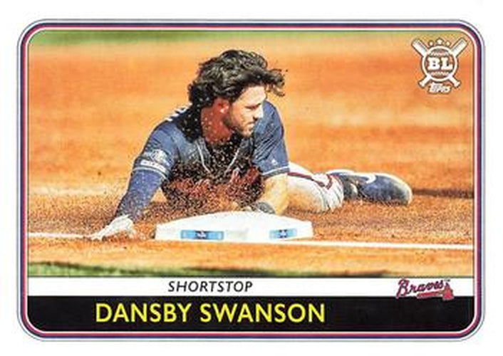 #129 Dansby Swanson - Atlanta Braves - 2020 Topps Big League Baseball