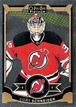 #129 Cory Schneider - New Jersey Devils - 2015-16 O-Pee-Chee Platinum Hockey