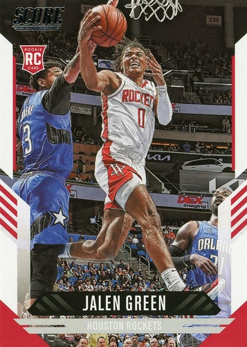 #129 Jalen Green - Houston Rockets - 2021-22 Panini Chronicles Basketball