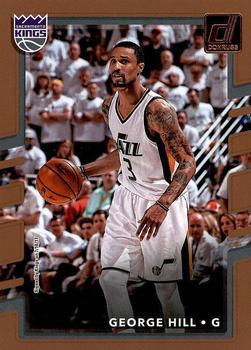 #129 George Hill - Sacramento Kings - 2017-18 Donruss Basketball
