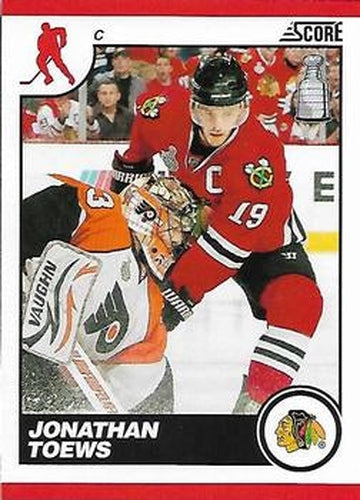 #129 Jonathan Toews - Chicago Blackhawks - 2010-11 Score Hockey