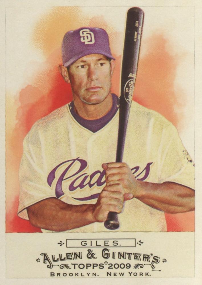 #129 Brian Giles - San Diego Padres - 2009 Topps Allen & Ginter Baseball