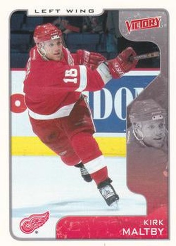 #129 Kirk Maltby - Detroit Red Wings - 2001-02 Upper Deck Victory Hockey