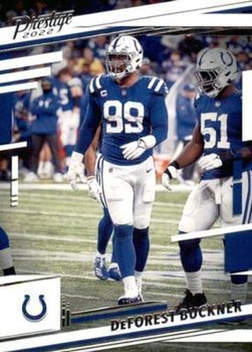 #129 DeForest Buckner - Indianapolis Colts - 2022 Panini Prestige Football