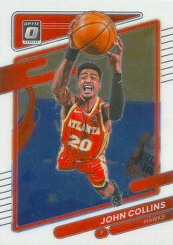 #129 John Collins - Atlanta Hawks - 2021-22 Donruss Optic Basketball