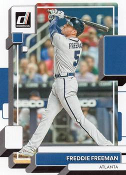 #129 Freddie Freeman - Atlanta Braves - 2022 Donruss Baseball