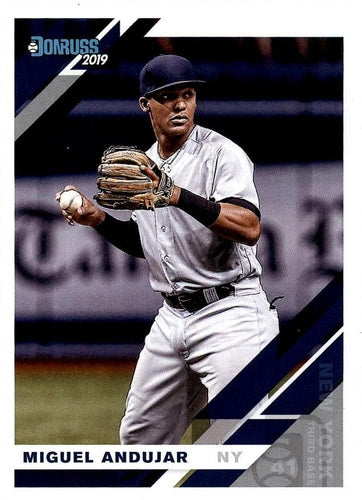 #129b Miguel Andujar - New York Yankees - 2019 Donruss Baseball