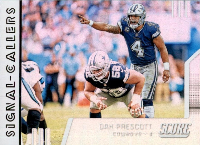 #SC-12 Dak Prescott - Dallas Cowboys - 2019 Score - Signal-Callers Football