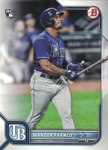 #12 Wander Franco - Tampa Bay Rays - 2022 Bowman Baseball