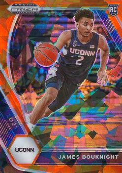 #12 James Bouknight - Connecticut Huskies - 2021 Panini Prizm Draft Picks - Orange Ice Basketball