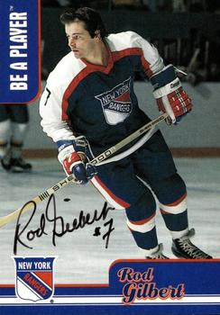 #AH-12 Rod Gilbert - New York Rangers - 1999-00 Be a Player Memorabilia - American Hobby Hockey
