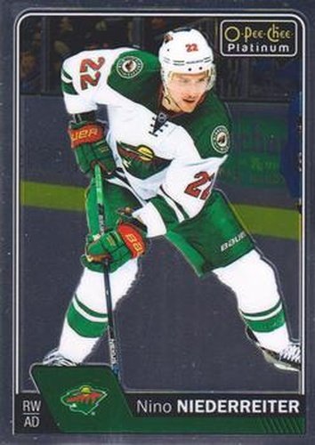 #12 Nino Niederreiter - Minnesota Wild - 2016-17 O-Pee-Chee Platinum Hockey