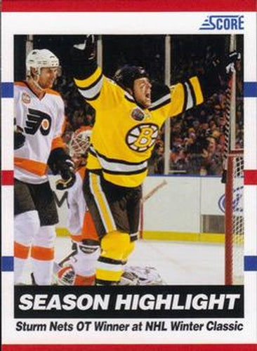 #12 Marco Sturm - Boston Bruins - 2010-11 Score Hockey