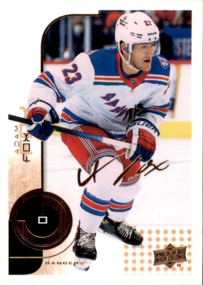 #12 Adam Fox - New York Rangers - 2022-23 Upper Deck MVP - 20th Anniversary Hockey