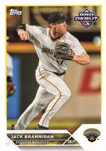 #PD-12 Jack Brannigan - Bradenton Marauders - 2023 Topps Pro Debut Baseball