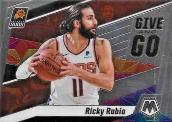 #12 Ricky Rubio - Phoenix Suns - 2019-20 Panini Mosaic - Give and Go Basketball