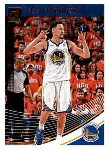 #12 Klay Thompson - Golden State Warriors - 2018-19 Donruss Basketball