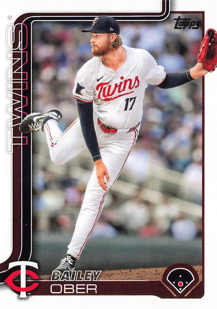 #12 Bailey Ober - Minnesota Twins - 2025 Topps Baseball