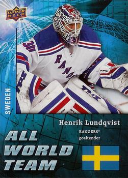 #AW12 Henrik Lundqvist - New York Rangers - 2009-10 Upper Deck - All World Team Hockey