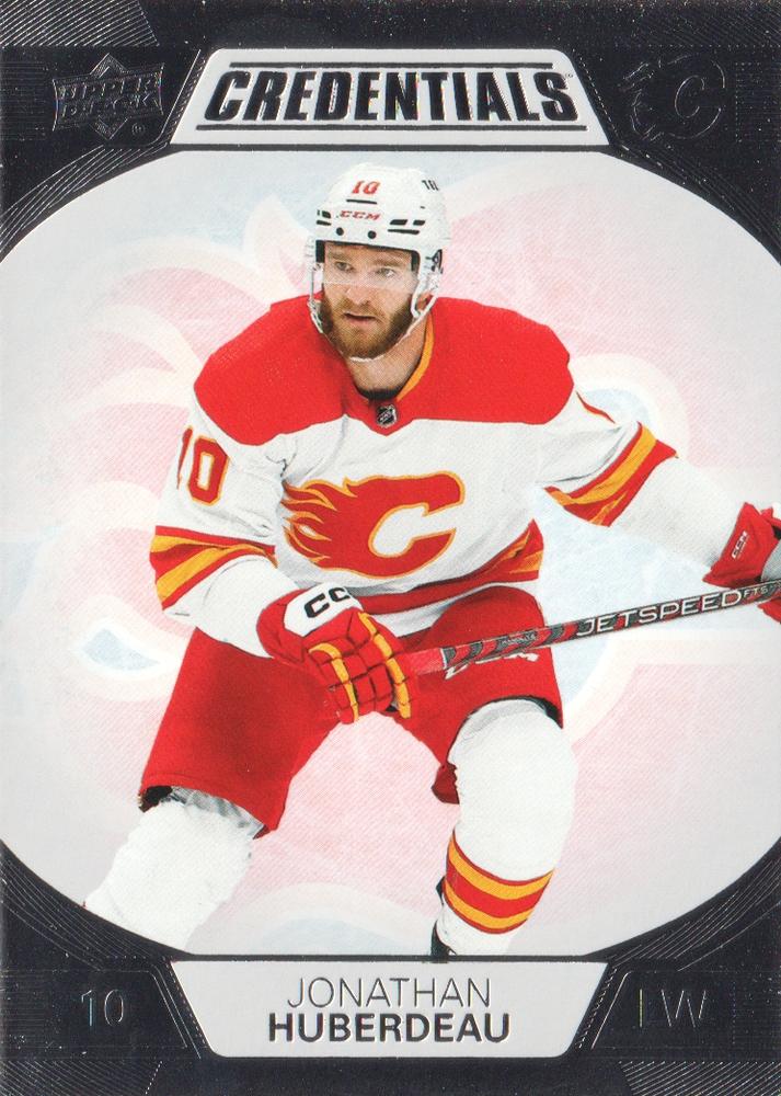 #12 Jonathan Huberdeau - Calgary Flames - 2022-23 Upper Deck Credentials Hockey