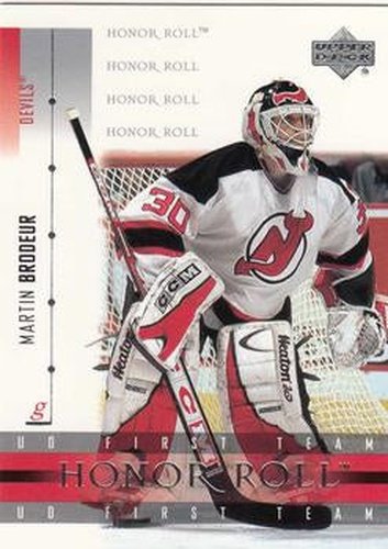 #12 Martin Brodeur - New Jersey Devils - 2001-02 Upper Deck Honor Roll Hockey