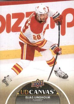 #C12 Elias Lindholm - Calgary Flames - 2021-22 Upper Deck - UD Canvas Hockey