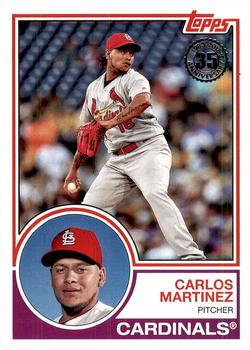 #83-12 Carlos Martinez - St. Louis Cardinals - 2018 Topps - 1983 Topps Baseball 35th Anniversary Baseball