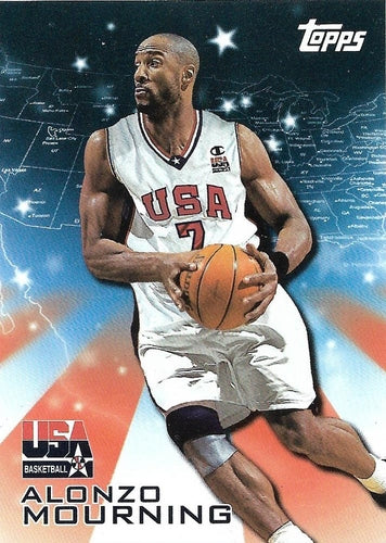 #12 Alonzo Mourning - USA - 2000 Topps Team USA Basketball