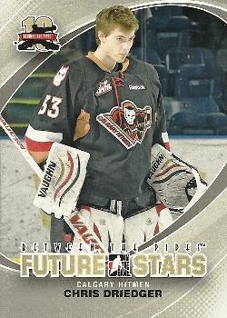 #12 Chris Driedger - Calgary Hitmen - 2011-12 In The Game Between The Pipes Hockey
