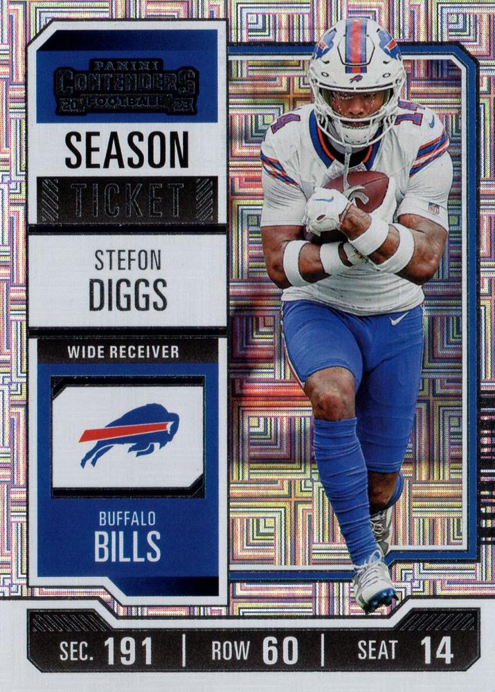 #12 Stefon Diggs - Buffalo Bills - 2023 Panini Contenders Football