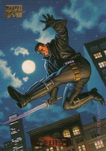 #12 Blade - 1994 Fleer Marvel Masterpieces Hildebrandt Brothers